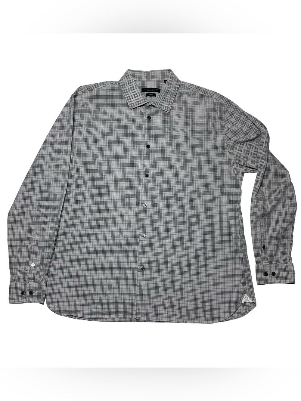John Varvatos Signature Tailored Long Sleeve Button Down Shirt Men’s Size XL 17